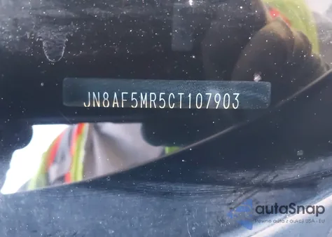 2012 Nissan Juke Sv from USA, damaged, VIN JN8AF5MR5CT107903